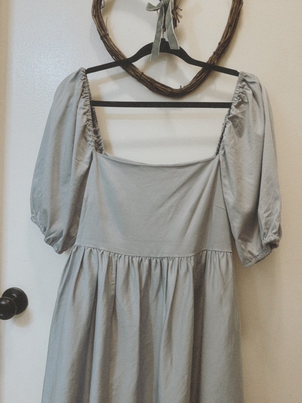 Jillian Harris x Smash + Tess Sunrise Mini Dress in Sky Blue